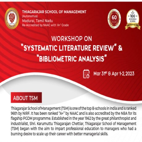 Workshop on Systematic Literature Review & Bibliometric Analysis