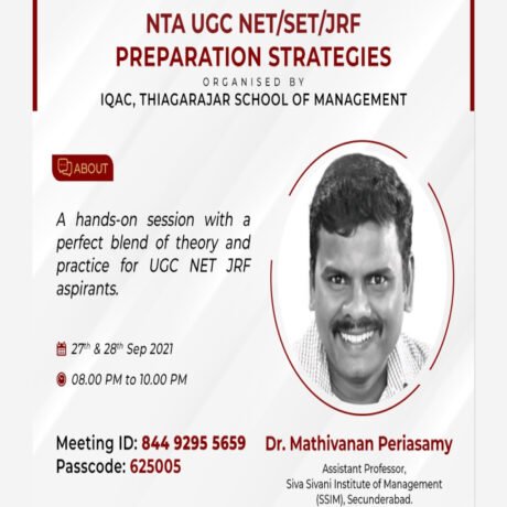 PREPARING FOR NTA UGC NET/SET/JRF – ORIENTATION